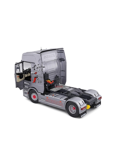 1/24 Scania 580s Highline Custom Silver 2024 Tır Çekici