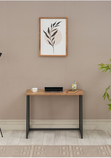 Tek Kanatlı Katlanır Masa 100x50x75 Siyah