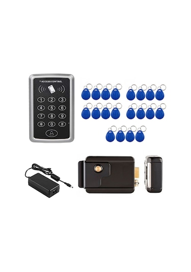 Kartlı Ve Şifreli Geçiş-triajlı Kapı Otomatı 20 Adet Anahtarlık