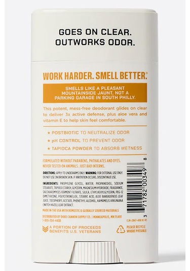 Duke Cannon Sawtooth Alüminyumsuz Stick Deodorant 85gr