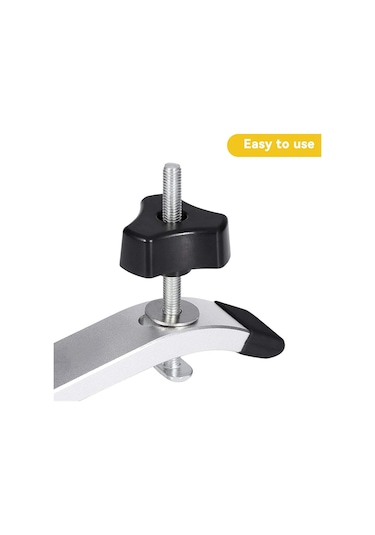 Xurunkeji 5 Set T Cıvata Topuz Takımı, T Vida Ve Plastik Topuz Somunu - Ağaç İşleme Aleti Jigs Vida Fikstürü, 1/4ın Ve T-ray İle Kullanım 15x13x5cm