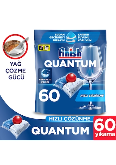 Finish Quantum 60 Tablet Bulaşık Makinesi Deterjanı