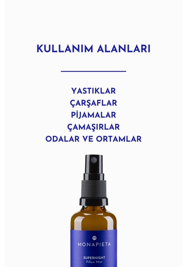 Monapieta Gece Uykusu Yastık Spreyi 2 x 50 ML
