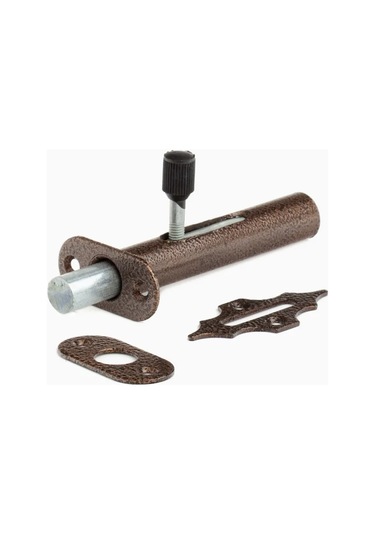 Delga Yuvarlak Sürgü Kaideli, Bakır Kapı Sürgüsü Yuvarlatılmış. 365991838