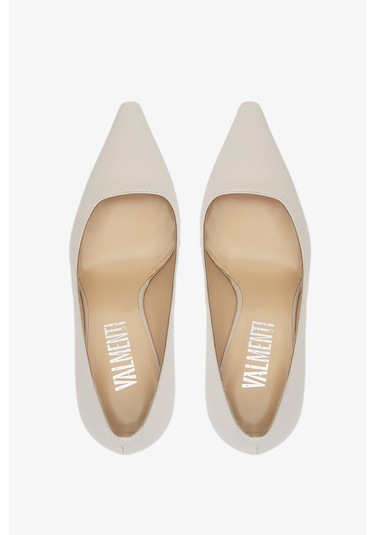 Valmenti Nuc Kadın Taş Hakiki Deri Topuklu Ayakkabı 613 27235 Bn Ayk Y24 Taş