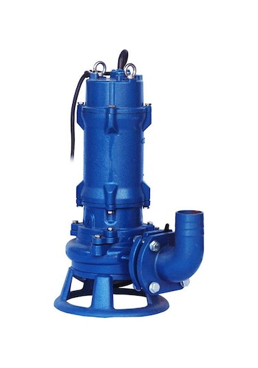 Wqd5-15-0.75 1 Hp Açık Vortex Fanlı Flatörlü Temiz Kirli Atık Su Dalgıç Drenaj Pompası