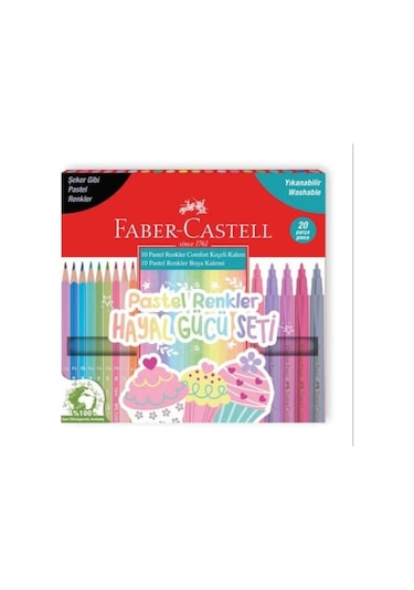 Faber-Castell Pastel Renkler Hayal Gücü Seti 10'lu