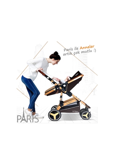 Baby Home 945 Travel Sistem Bebek Arabası + 505 Bebek Sepeti