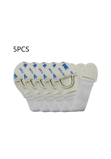 Çocuk Güvenliği Dolap Kilidi Güvenlik Koruma Çekmece Kapı Dolap Kilitleri Plast 5pc-white 5pc-white Çok Renkli