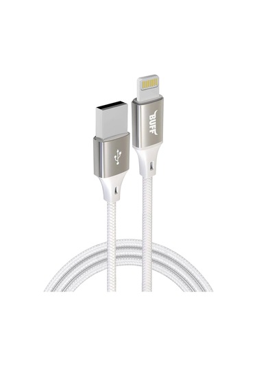 Buff Bl71 Usb Lightning 2.4a 1.2m Data Ve Şarj Kablosu Beyaz