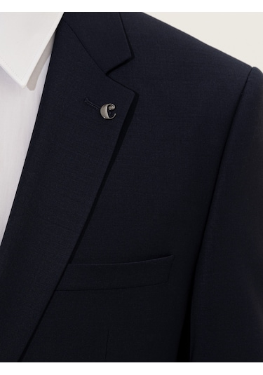 Cacharel Lacivert Slim Fit Ceket