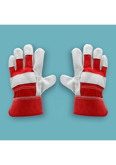 Trendooze Suntek Durian Eldivenleri, Kırmızı, Diken Dayanıklı Toplama Eldiven