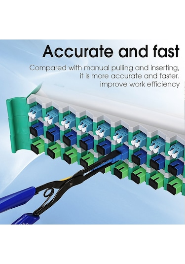 Sones Comptyco Vcfs-18 Sc/lc Fiber Optik Konnektör Fişi Ve Kelepçe Çekme Aletleri Flanş Uzun Nozul Klipsi
