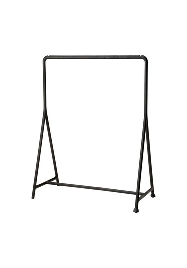 Turbo Siyah 117x148 Cm Ayaklı Askılık Tekerlekli Siyah