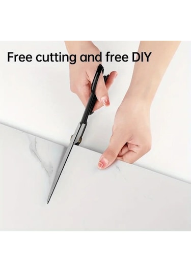 Periboia Vinil Beyaz Mermer Desenli Alüminyum Plastik Duvar Stick Karışık Renkli