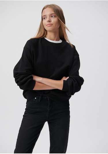 Mavi - Bisiklet Yaka Siyah Basic Sweatshirt 1610198-900 Siyah