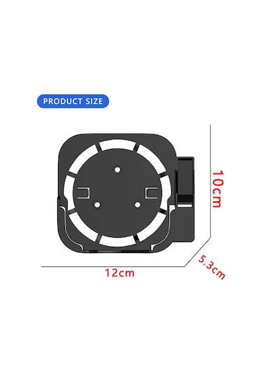 Cbtx iOS TV2 / 3/4/5/6 Uyumlu Duvara Monte Monitör Standı + Kumanda Kılıfı Siyah