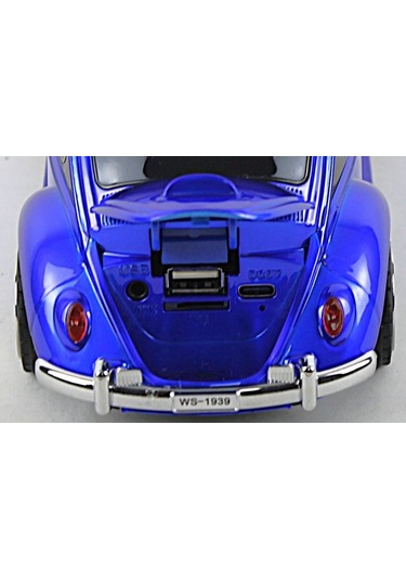 Beetle Araba Görünümlü Taşınabilir Bluetooth Hoparlör Ve Radyo Speaker Ws1939