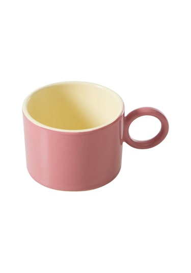 Mudo Home Colourful Kupa - Pembe 205ml Çok Renkli