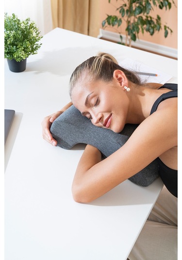 Visco Çok Amaçlı Dinlenme Yastığı Visko Şekerleme Yastığı 33 26 12cm