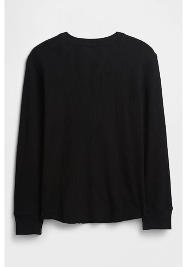 Gap V-ls Thermal Çocuk Tişört SIYAH