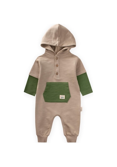 Cigit Garni Detaylı Tulum 0-3 Yaş S Vizon Vizon