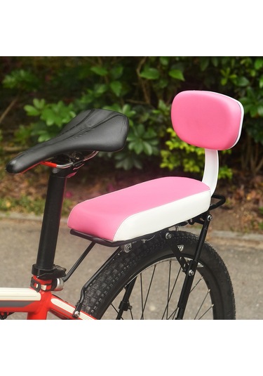 Bisiklet Arka Koltuk Bisiklet Bisiklet Mtb Pu Deri Yumuşak Yastık Arka Römork Koltuğu Sırt Desteği İle Çocuk Koltuğu Çok Renkli