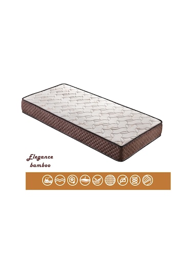 Babyhopeankara 90X190 Heyner Elegance Bamboo Ortopedik Yaylı Yatak | Yaylı Yatak