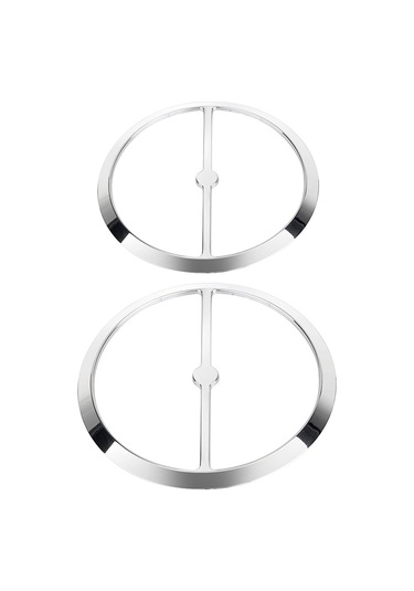 Krom Hoparlör Trim Halkaları Izgara Kapağı