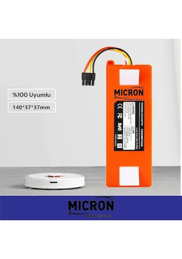 Roborock S6 , S6 Pure Batarya Kutulu 5200mah Pil Akıllı Robot Süp