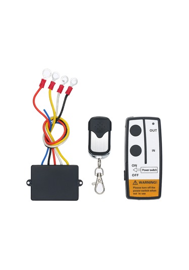Aubyhe 12v Elektrikli Vinç Kontrol Cihazı - 2 Uzaktan Kumanda El Tipi + Anahtar Zinciri 50ft Mesafe İle Uzun Ömürlü Transmitter