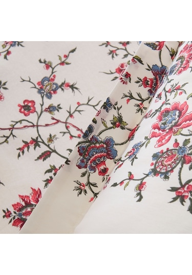 Karaca Home Inara %100 Pamuk Tek Kişilik Nevresim Takımı Kırmızı Kırmızı