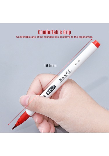 Mufunye 12 Canlı Renkli Su Bazlı Fırça Kalem Seti - Ergonomik Tutuş, Yumuşak Uç, Sanat Ve Çizim İçin Mükemmel Diğer