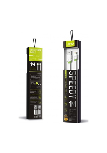 Ldnıo LS34 1 M Lightning Kablo Beyaz