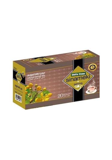 Shiffa Home Sinameki Doğal Bitki Süzen Poşet Çay 20 x 1.5 G
