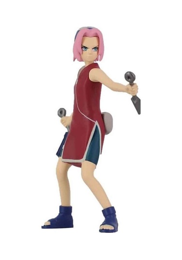 Naruto 3 Lü Figür Seti Sasuke, Sakura Ve Naruto Tek Kutuda Naruto