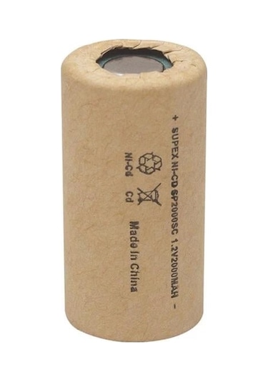 Supex Tekli 1.2 V 2000ma Nı-cd Süpürge Pili 2000sc