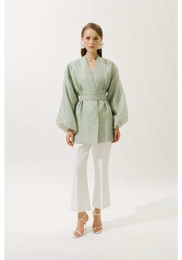 Jakar Organze Kimono Mint Mint