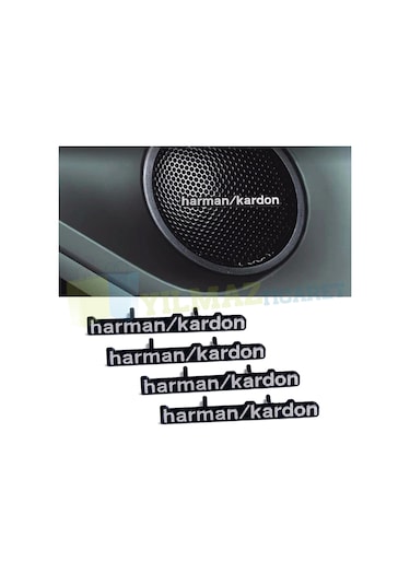 Harman Kardon Hoparlör Logo Amblem Tırnaklı Metal 2 Adet Yüksek
