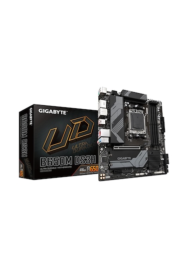 Gigabyte B650M DS3H AMD B650 6400 MHz (OC) DDR5 Soket AM5 mATX Anakart