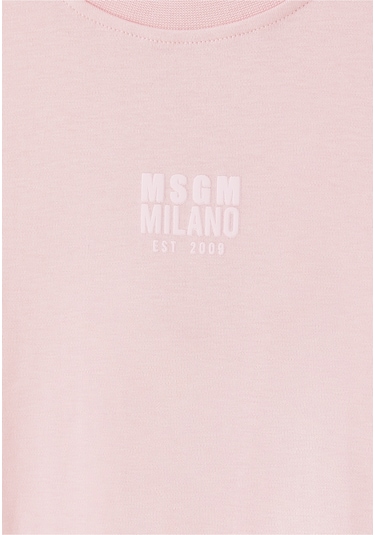 Msgm Çocuk Kısa Kol Sweatshirt Pembe