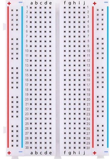 Electroon Orta Breadboard 400Noktalı 83X54 MM