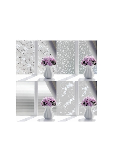 Ev Gizlilik Cam Filmi Buzlu Cam Kapı Filmi Yapışkanlı Pencere Sarılmak Çıkartmalar Dekorasyon 13 Diğer