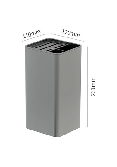 Suntek Magideal Mutfak Düzenleyici Tutucu Depolama Gümüş Kutusu Gri