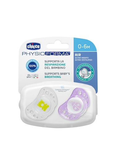 Chicco Physioforma Air Emzik 2'li 00075031110000_MULTI_1 Siyah