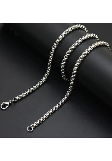 Paslanmaz Çelik Antik Mısır Mitolojik Bastet Kedi Kolye Gümüş