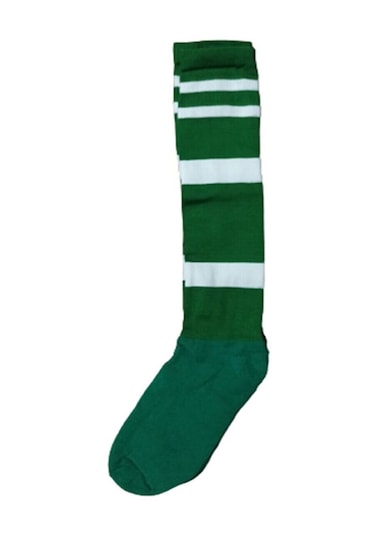 K18 Çocuk Garson Boy Futbol Tozluğu Parçalı Yeşil 7-10 Yaş K18-009 Yeşil