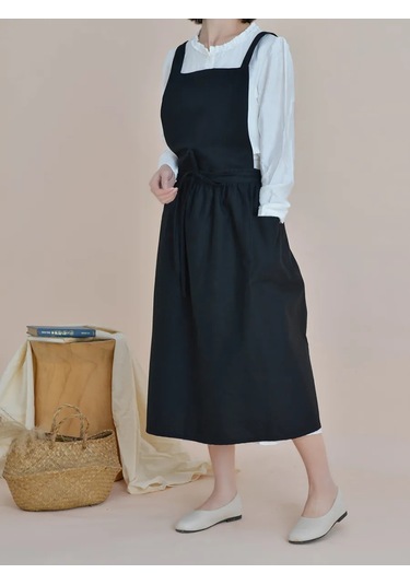 Uutnoe Mestecko Önlük Evrensel Siyah 100% Pamuk 455270951