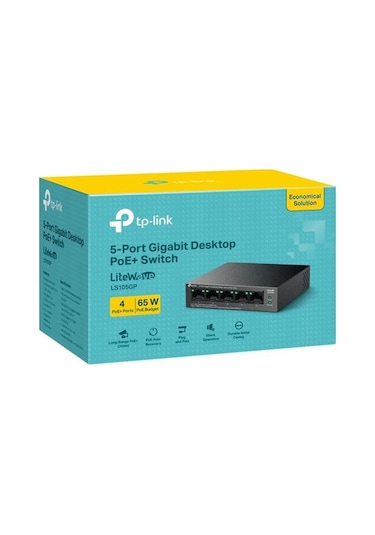 TP-Link LS105GP 5 Port 10/100/1000 Poe Switch