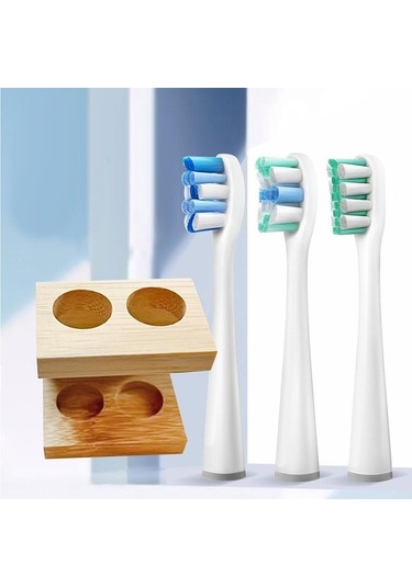 Pazly Tutucu Suntek Odun Kafaları Fırçası Elektrikli Diş Ahşap 2-delik Nw Diğer